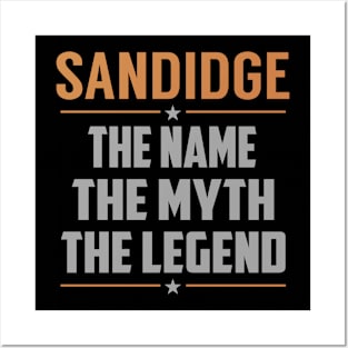 SANDIDGE The Name The Myth The Legend Posters and Art